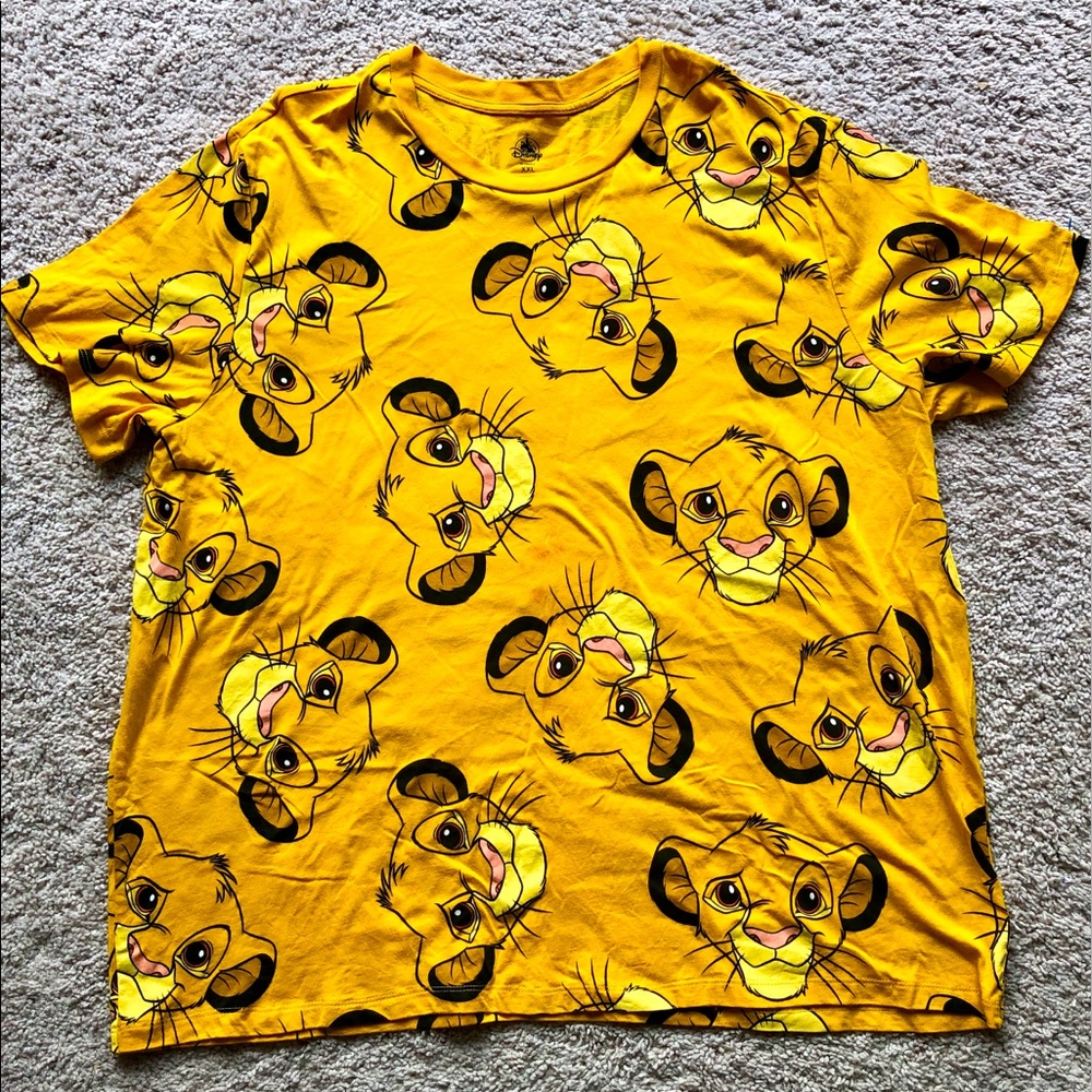 Disney Parks Exclusive Young Simba Mens Tee SZ XXL